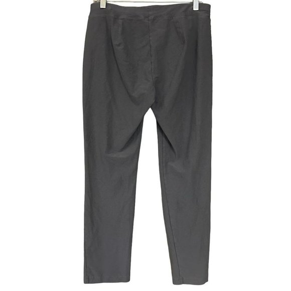 Eileen Fisher Gray Viscose Blend Stretch Slim Leg Dress Pants Womens S - Picture 2 of 6